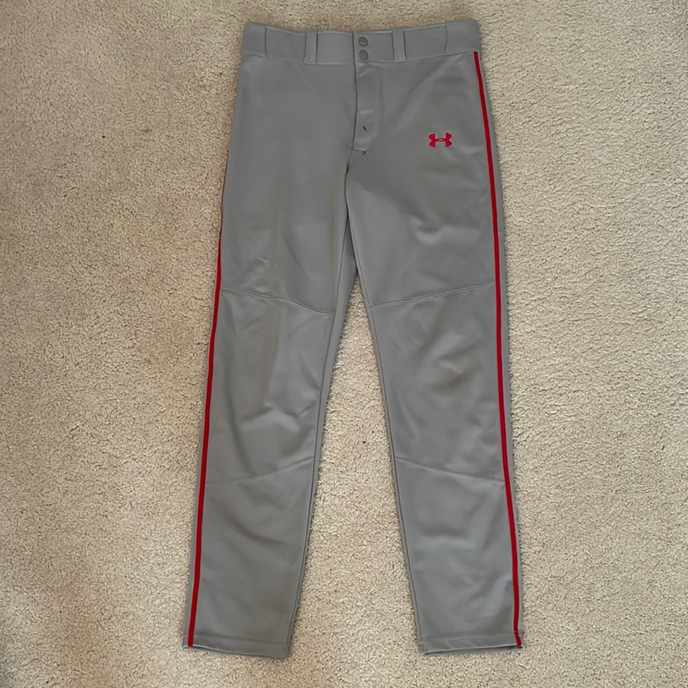 Boys Under Armour Piped Baseball Pants